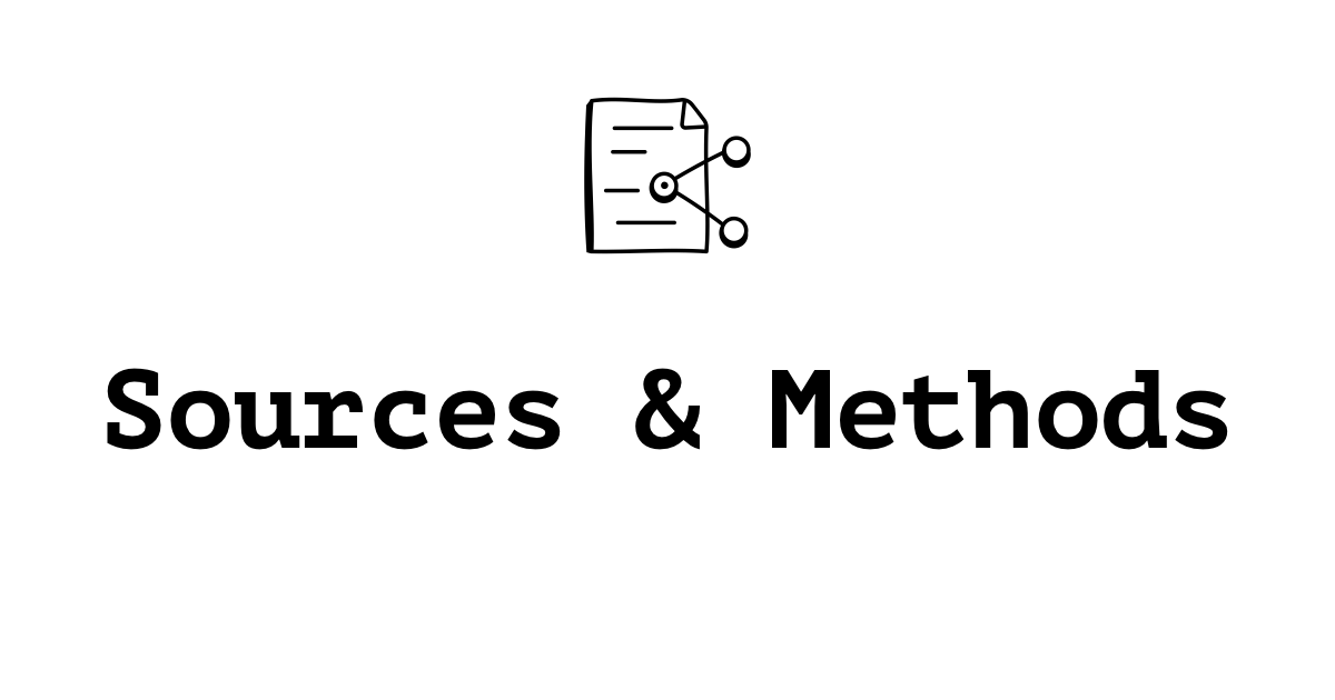Sources and Methods
